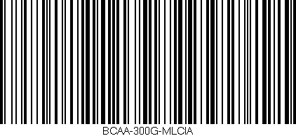 Código de barras (EAN, GTIN, SKU, ISBN): 'BCAA-300G-MLCIA'