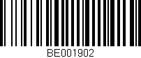 Código de barras (EAN, GTIN, SKU, ISBN): 'BE001902'