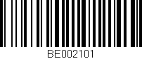 Código de barras (EAN, GTIN, SKU, ISBN): 'BE002101'