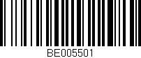 Código de barras (EAN, GTIN, SKU, ISBN): 'BE005501'