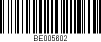 Código de barras (EAN, GTIN, SKU, ISBN): 'BE005602'