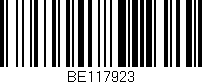 Código de barras (EAN, GTIN, SKU, ISBN): 'BE117923'