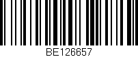 Código de barras (EAN, GTIN, SKU, ISBN): 'BE126657'