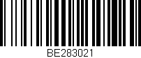 Código de barras (EAN, GTIN, SKU, ISBN): 'BE283021'