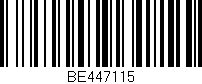Código de barras (EAN, GTIN, SKU, ISBN): 'BE447115'
