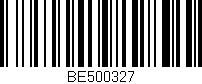 Código de barras (EAN, GTIN, SKU, ISBN): 'BE500327'