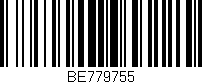 Código de barras (EAN, GTIN, SKU, ISBN): 'BE779755'