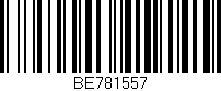 Código de barras (EAN, GTIN, SKU, ISBN): 'BE781557'