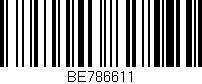 Código de barras (EAN, GTIN, SKU, ISBN): 'BE786611'