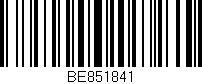 Código de barras (EAN, GTIN, SKU, ISBN): 'BE851841'
