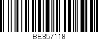 Código de barras (EAN, GTIN, SKU, ISBN): 'BE857118'