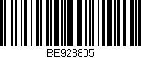 Código de barras (EAN, GTIN, SKU, ISBN): 'BE928805'