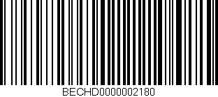 Código de barras (EAN, GTIN, SKU, ISBN): 'BECHD0000002180'