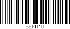 Código de barras (EAN, GTIN, SKU, ISBN): 'BEKIT10'