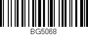 Código de barras (EAN, GTIN, SKU, ISBN): 'BG5068'