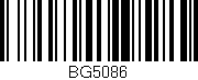 Código de barras (EAN, GTIN, SKU, ISBN): 'BG5086'