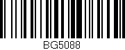 Código de barras (EAN, GTIN, SKU, ISBN): 'BG5088'