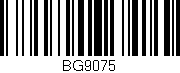 Código de barras (EAN, GTIN, SKU, ISBN): 'BG9075'