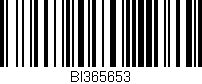 Código de barras (EAN, GTIN, SKU, ISBN): 'BI365653'