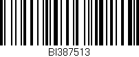 Código de barras (EAN, GTIN, SKU, ISBN): 'BI387513'