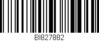 Código de barras (EAN, GTIN, SKU, ISBN): 'BI827882'