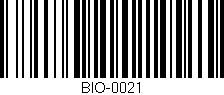 Código de barras (EAN, GTIN, SKU, ISBN): 'BIO-0021'