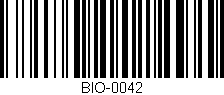Código de barras (EAN, GTIN, SKU, ISBN): 'BIO-0042'