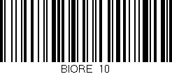 Código de barras (EAN, GTIN, SKU, ISBN): 'BIORE_10'