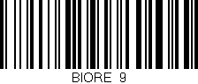 Código de barras (EAN, GTIN, SKU, ISBN): 'BIORE_9'