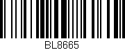 Código de barras (EAN, GTIN, SKU, ISBN): 'BL8665'