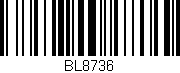 Código de barras (EAN, GTIN, SKU, ISBN): 'BL8736'