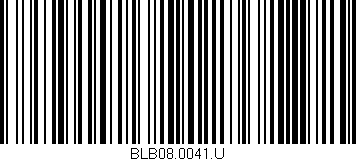 Código de barras (EAN, GTIN, SKU, ISBN): 'BLB08.0041.U'