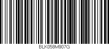 Código de barras (EAN, GTIN, SKU, ISBN): 'BLK058M907G'