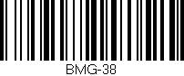 Código de barras (EAN, GTIN, SKU, ISBN): 'BMG-38'