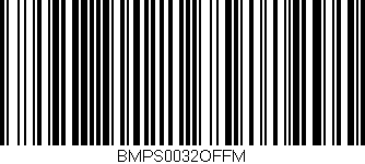 Código de barras (EAN, GTIN, SKU, ISBN): 'BMPS0032OFFM'