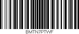 Código de barras (EAN, GTIN, SKU, ISBN): 'BMTN7PTWF'