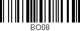Código de barras (EAN, GTIN, SKU, ISBN): 'BO08'