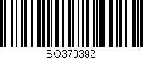 Código de barras (EAN, GTIN, SKU, ISBN): 'BO370392'