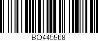 Código de barras (EAN, GTIN, SKU, ISBN): 'BO445968'