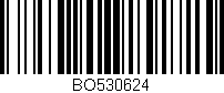 Código de barras (EAN, GTIN, SKU, ISBN): 'BO530624'