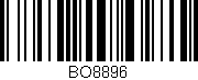 Código de barras (EAN, GTIN, SKU, ISBN): 'BO8896'