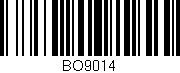 Código de barras (EAN, GTIN, SKU, ISBN): 'BO9014'