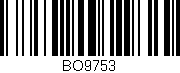 Código de barras (EAN, GTIN, SKU, ISBN): 'BO9753'