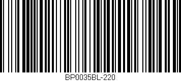 Código de barras (EAN, GTIN, SKU, ISBN): 'BP0035BL-220'