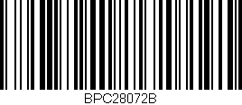 Código de barras (EAN, GTIN, SKU, ISBN): 'BPC28072B'