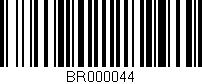Código de barras (EAN, GTIN, SKU, ISBN): 'BR000044'