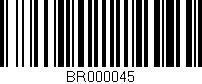Código de barras (EAN, GTIN, SKU, ISBN): 'BR000045'