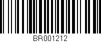 Código de barras (EAN, GTIN, SKU, ISBN): 'BR001212'