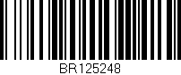 Código de barras (EAN, GTIN, SKU, ISBN): 'BR125248'
