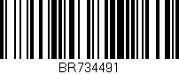 Código de barras (EAN, GTIN, SKU, ISBN): 'BR734491'